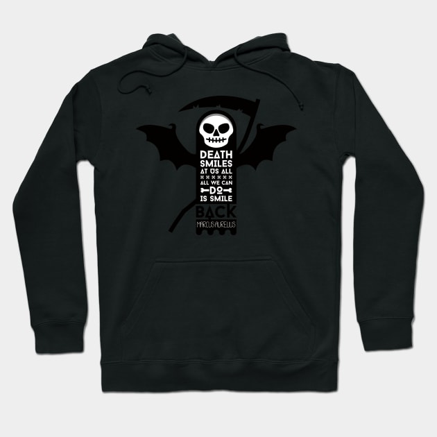 Marcus Aurelius death quote Hoodie by Silurostudio